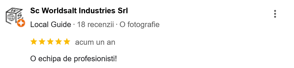 Worldsalt certificare iso